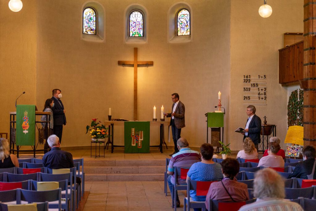 Verabschiedung Simeon Kloft, Jenny Kloft - Kirche Herschweiler-Pettersheim