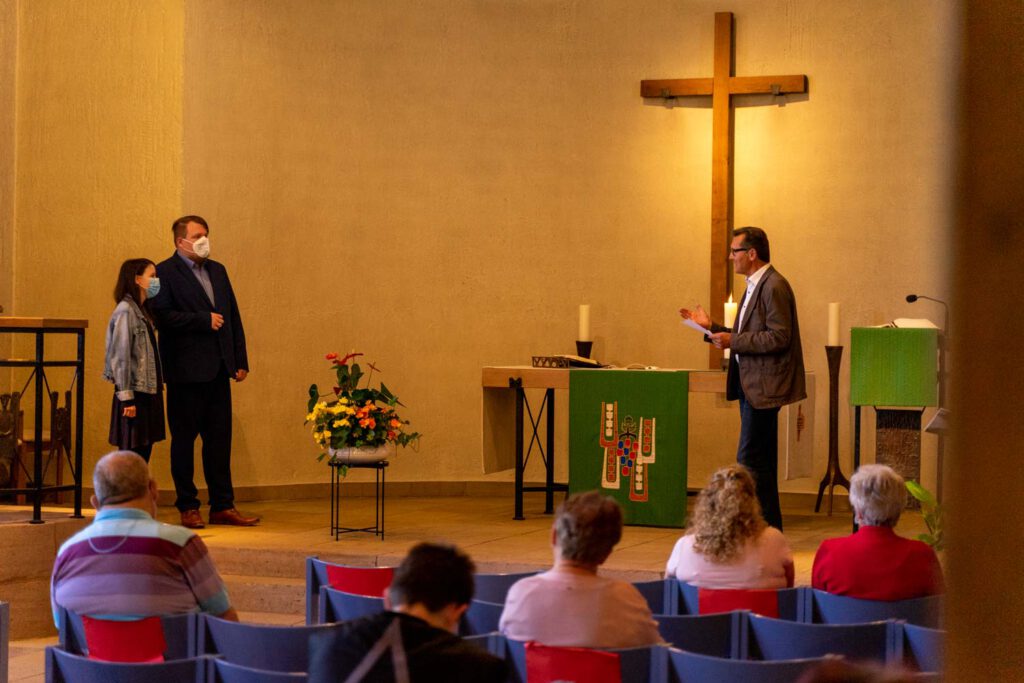 Verabschiedung Simeon Kloft, Jenny Kloft - Kirche Herschweiler-Pettersheim