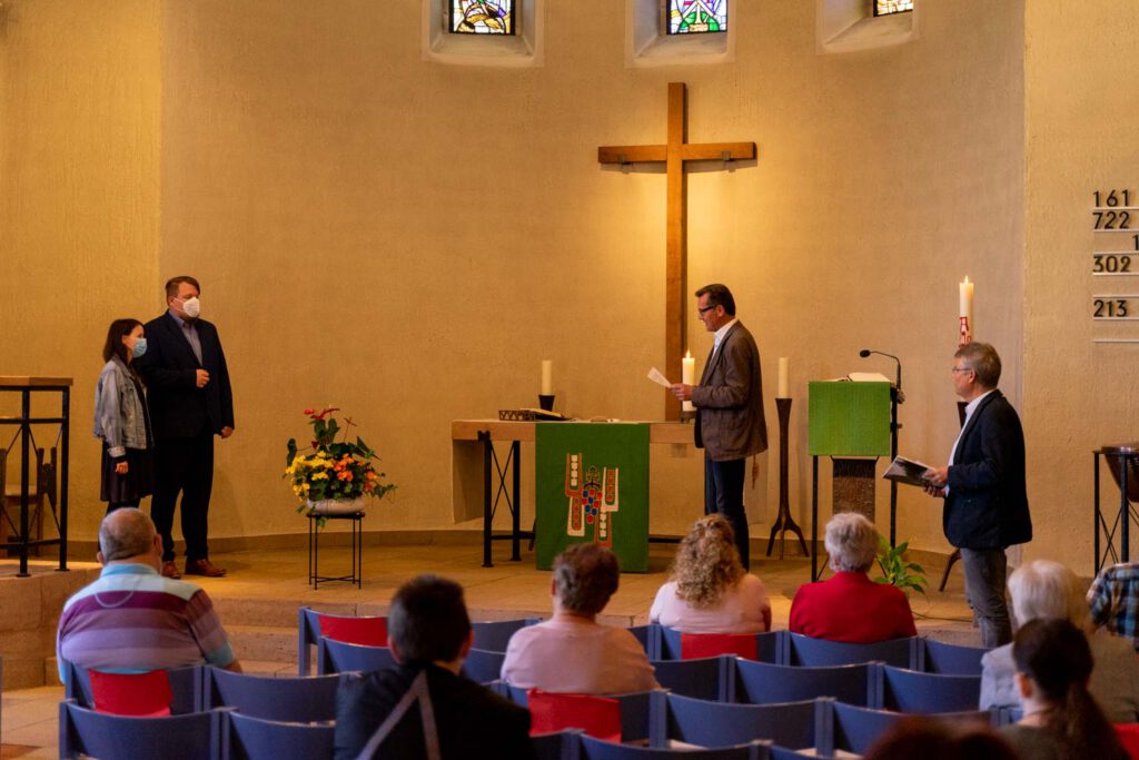 Verabschiedung Simeon Kloft, Jenny Kloft - Kirche Herschweiler-Pettersheim