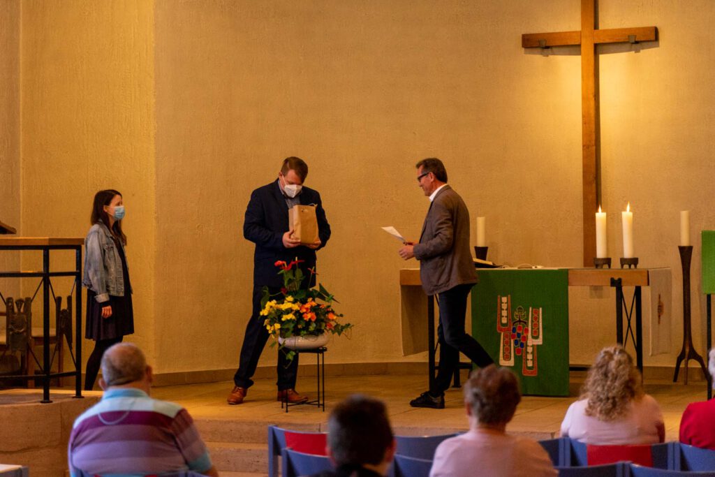 Verabschiedung Simeon Kloft, Jenny Kloft - Kirche Herschweiler-Pettersheim