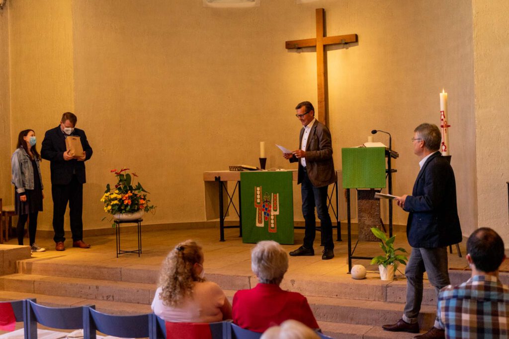 Verabschiedung Simeon Kloft, Jenny Kloft - Kirche Herschweiler-Pettersheim